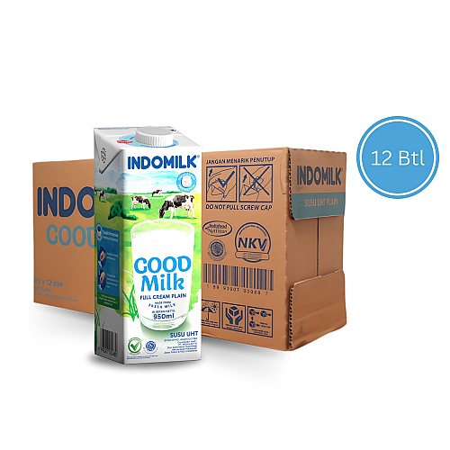 Indomilk Fresh Milk 950ml x 12bot